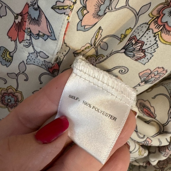 Rose & Olive Floral Blouse SPRING/SUMMER PLUS: 2X #I - Picture 7 of 9